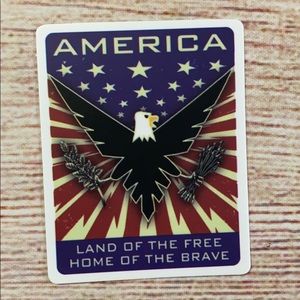 USA sticker matte finish brand new.